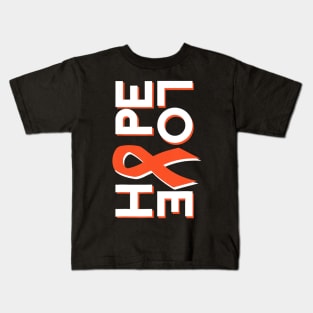 Leukemia Cancer Awareness Fight Cancer Ribbon Kids T-Shirt